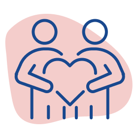 ikona ludzi z sercem